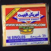 American Processed Cheese in Slices